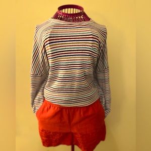 Beautiful striped, colorful Boden shirt. Size 14